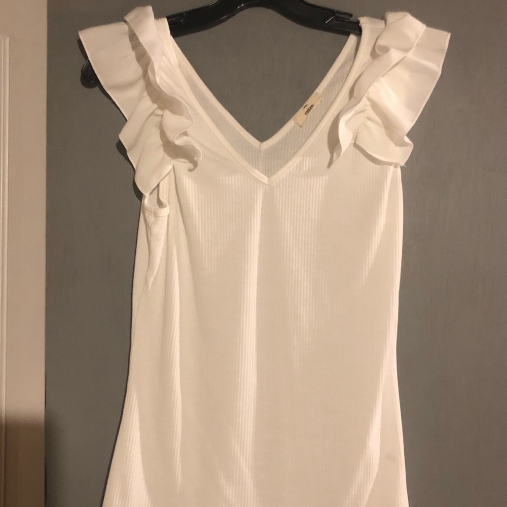 Women’s white dressy tank